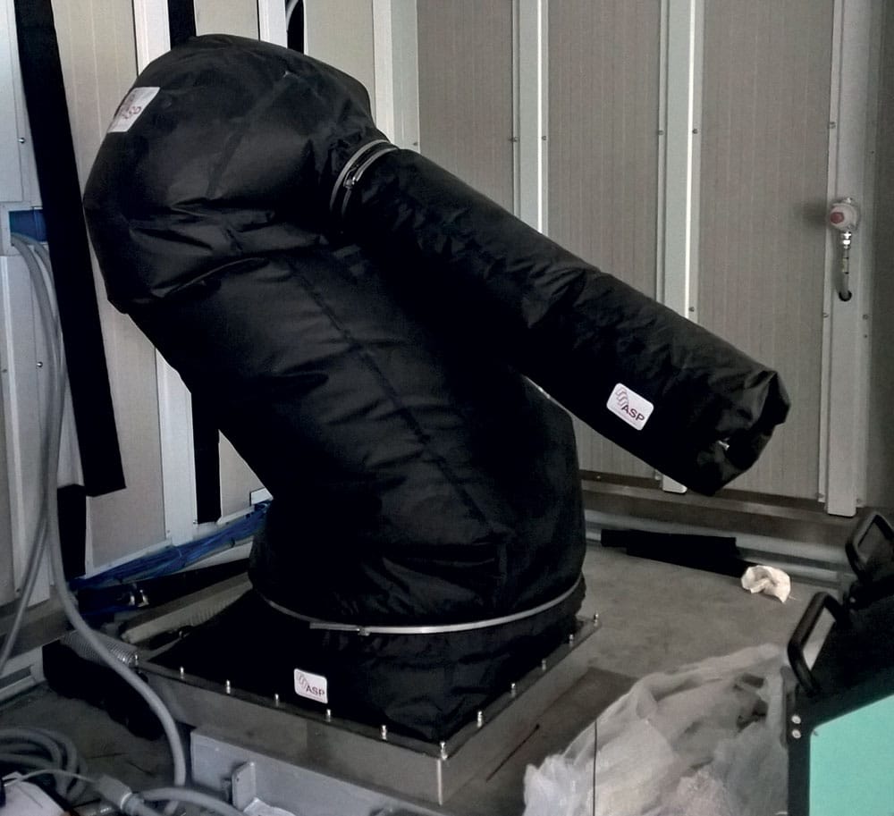 housse protection robot cover zone atex 1 ou atex 21 tissu Tatex ASP eulmont housse protection robot cover zone atex 1 ou atex 21 tissu Tatex ASP eulmont