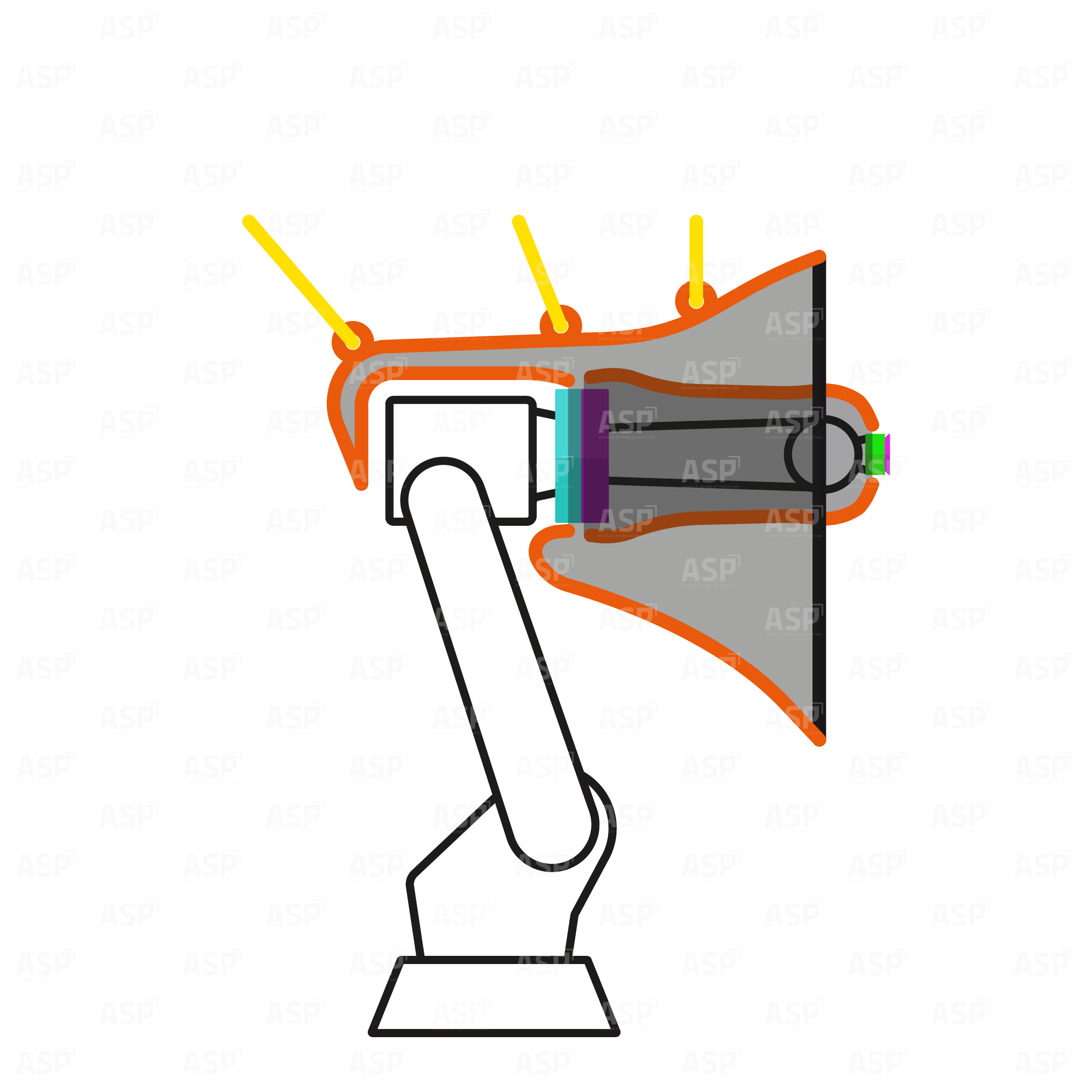 Housse socle + corps robot + poignet ventilée circuit fermé